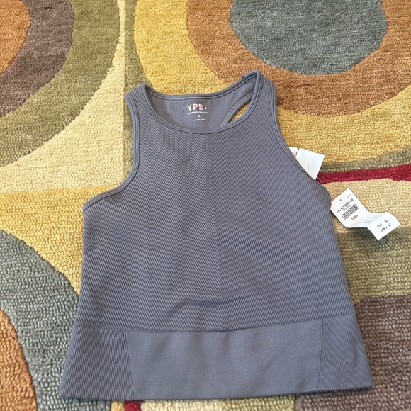 Abercrombie & Fitch Other - NWT Abercrombie & Fitch YPB Your Personal Best Grey High Neck Bra Tank Top Small
